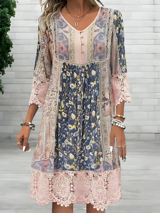 Tamara | Luxury Flowy Bohemian Dress (Almost Sold Out)
