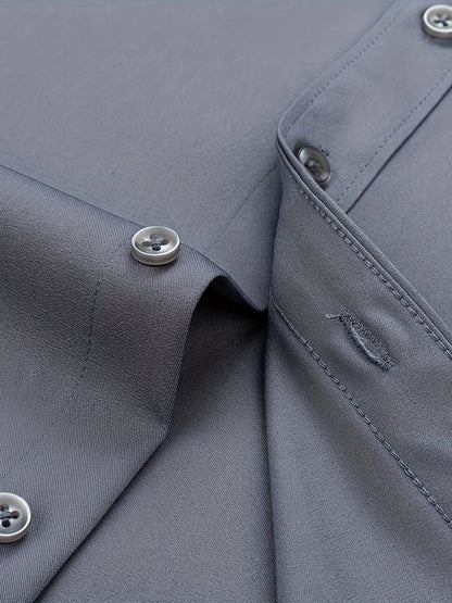 Byron - Elegant Long Sleeve Shirt With Button (1+1 FREE)