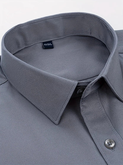 Byron - Elegant Long Sleeve Shirt With Button (1+1 FREE)
