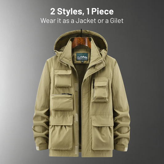 Nigel – 2-in-1 All-Weather Convertible Jacket